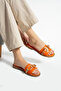 Sene Orange Skin Slippers - 2