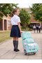 Kids Backpack, 3 set Rolling Backpacks For Girls, Fashion Printed Trolley School Bags, Large Capacity Wheeled Luggage Bag, Kids' Water poof Backpack, Students Book Bag For School Girls, Girl - 7