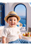 Two Mt Shop Quality Baby Boy Straw Fedora Hat