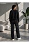 Sea Shells Printed Crew Neck 2-Thread Ribbed Fabric Tracksuit Set - 2