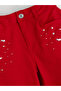 Two Mt Shop Quality Lcw Kids Red Spanish Flare Girls' Pants - 3