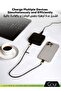 Gan 100W Desktop Charger with 4 Ports, Qualcomm Quick Charge 3.0, Power Delivery PD Technology, 150cm Cable – Fast, Efficient Charging for Multiple Devices Simultaneously - Black - 3