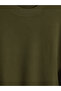 Vizyon New Season Khaki Crew Neck Men's Sweatshirt - 2