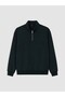 Ozmarka New Season Green Stand Collar Men's Thick Sweatshirt - 5