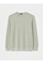 Özmarka New Season Green Crew Neck Men's Sweatshirt - 5