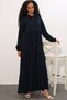 فستان ماكسي بتفاصيل فيونكة من BDART - 4