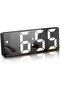 Electronic Clock,Digital Alarm Clock,LED Bedside Alarm Clocks,Touch Snooze,7 Brightness Adjust
