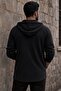 Forry Steel Interlock Fabric Double Breasted Hooded Men's Poncho Cardigan - 3