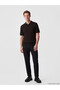 Vizyon New Season Brown Polo Collar Soft Touch Men's Knitwear T-Shirt - 2