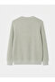 Özmarka New Season Green Crew Neck Men's Sweatshirt - 6