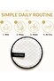Trio Clean Sponge Makeup Remover Pad white Cotton Reusable, Soft Texture - 4