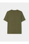 Vizyon New Season Khaki Regular Fit Thin Fabric T-Shirt /03 - 5