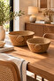Veyra Set of 2 Decorative Rope Baskets – Woven Texture, Natural Design, Multi-Purpose Storage and Decoration Basket, for Home and Living Spaces - 5