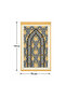 Premium Islamic Prayer Mat 70 x 110 cm Soft Comfortable Prayer Rug with Elegant Mihrab Pattern, Decorative Tassel Fringe, Durable Woven Fabric and Non-Slip Backing for Home, Mosque & Travel - 5