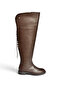 Z973780109 Brown Low Heeled Over-The-Knee Classic Women's Riding Boots - 5