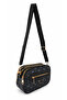 Women's Monogram Patterned Multi-Compartment Long Strap Cross Shoulder Bag - 3