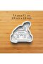 Cute Sweet Homes Set of 4 Cookie and Sugar Dough Molds - 2