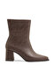 Pointed Toe Thick Heeled (7cm) Classic Women's Boots - 3