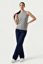Women's Strappy Knitted Tank Top 1601 - Gray - 5