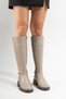 Varville Women's Genuine Leather Boots Mink - 6
