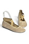Z250021002 Mink Suede Cross Elastic Women's Ballerinas - 4