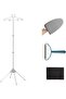 Ironing specific clothes rack, vertical fabric steam ironing machine hanger, handheld hanging ironin