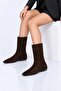 Laceless Saraç Detailed Genuine Leather Casual Boots 336-01286 Women's Boots