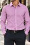 Men's Plain Slim Fit Shirt Long Sleeve Cotton Classic Stylish Shirt