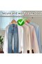 Hanger Hooks Extender, Space Saving Clothes Connector Triangles, Maximizes Closet Space, Stacking Ga - 4