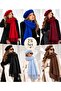 Women's 2-Piece Set Scarf and Painter's Beret Set, Winter Gift, Valentine's Day Gift - 3