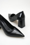 Women's Pointed Toe Zippered Thick Heeled Stylish Daily Boots - 2