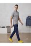 School Boys' Gray Flexible Comfortable Fit Polo Collar T-Shirt (Middle-High School) - 2