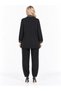 Beadwork Detailed Sleeves and Collar Trim Modal Spandex Blended Double Suit - 5