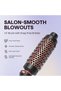 5 in 1 Curling Iron Set with Curling Brush and 4 Interchangeable Ceramic Curling Wand (0.35''-1.25”), Instant Heat Up, Dual Voltage Hair Curler, Rose Gold - 3