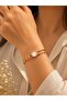 Anti-Tarnish Golden Charm Bangle for Women