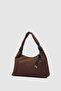 Vesper Suede Shoulder Bag Bitter Brown - 2