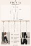 Women's Navy Blue Winter Interlock Knitted Tights with Fleece Inside and High Waist Shaping Corset - 5
