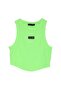Label Detailed Halter Neck Tank Top - 2