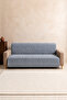 Self-Embossed Geometric Pattern Chenille Sofa Cover 170X225 cm Multi-Purpose Sofa and Bed Cover - 4