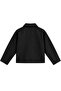 1050 Women's Double Pocket Zippered Short Cashmere Jacket Black - 4