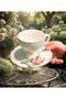 Felicity Porcelain 6-Person Cup Set Pink