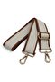 Tan-Cream Cotton Adjustable Bag Strap (4cm X120) - 2