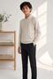 Boy's Zippered Polo Collar Ribbed Knit Sweater Trk11011 - 4
