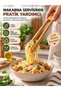 30 cm Natural Bamboo Kitchen Tongs Salad Serving Tongs Grilled Meat Bread Pasta Serving Tool - 3