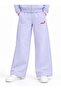 M7010067 Heart Logo Printed Girls' Sweatpants Lila