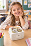1.4 L Illustrated Kids' Lunch Box - with Spoon and Fork - 2-Tier - Lunch Box Food Storage Container for School and Daycare - 2