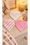 Lumos Baby&Mom 3-Piece Baby Scarf Bib Set 100% Cotton Double Layer Soft Drool Bib - Pink - 3
