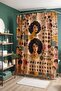 Modern Haircuts Patterned Bathroom Curtain, Shower Curtain, Bathtub Curtain 175X200Cm - 4