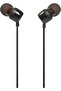 سماعات أذن سلكية عالمية من JBL مع جهاز تحكم عن بعد وميكروفون، لون أسود - T110BLK