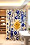 Bohemian Sun and Tiger Patterned Bathroom Curtain, Shower Curtain, Bathtub Curtain 175X200Cm - 2